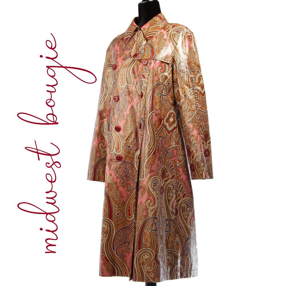 Etro Paisley Trench Raincoat